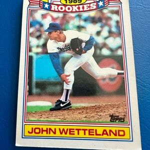 Topps 1989 Rookies Commemorative Set Card - Red and Blue